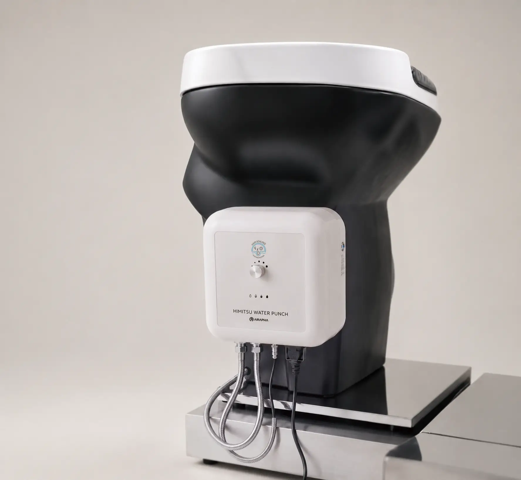 Himitsu Water Punch Mini – professional head spa device by AIRAPHA