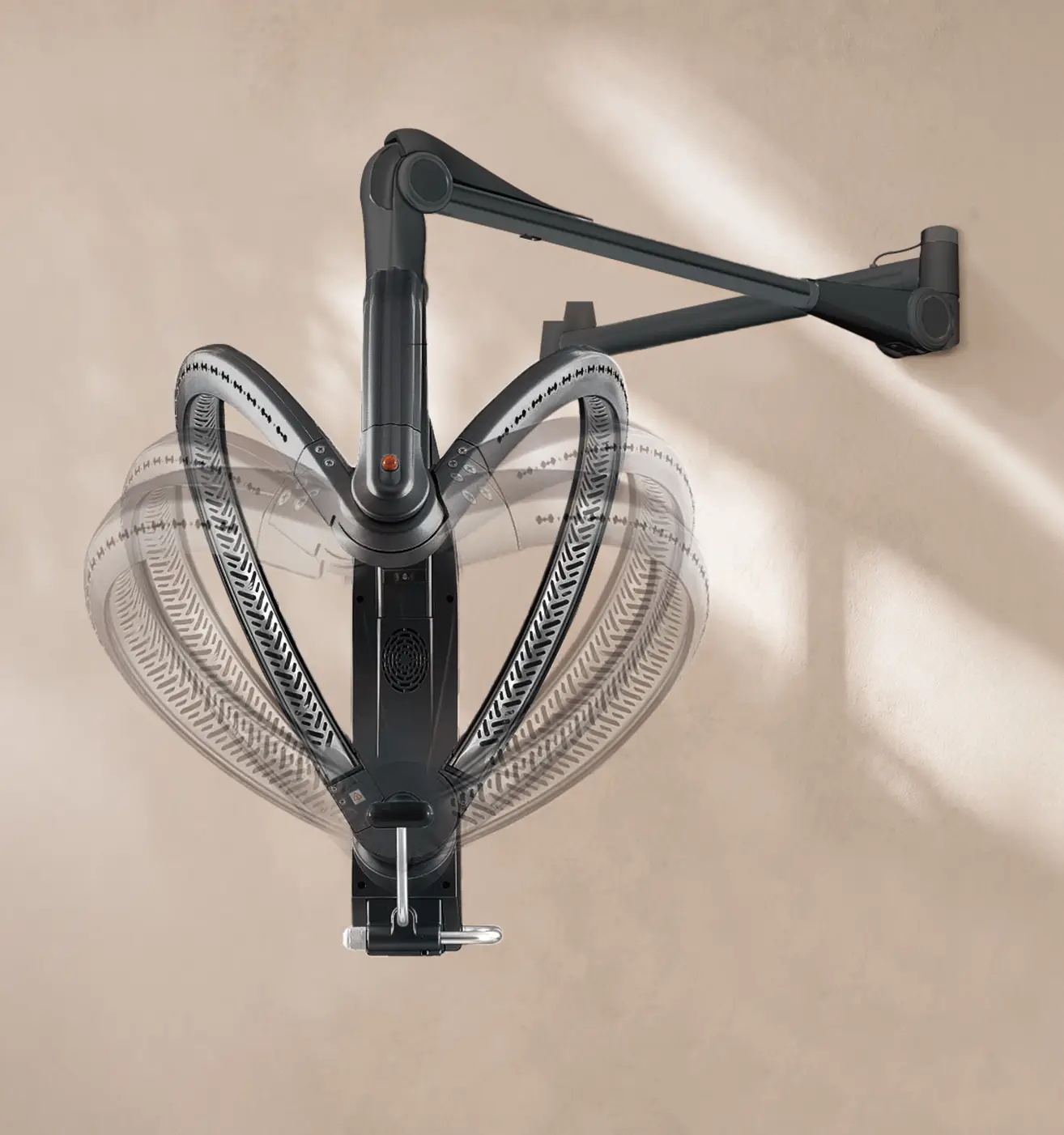 Wingbly Wall Model wandmodel met swing heaters voor professionele haarverzorging in het salon