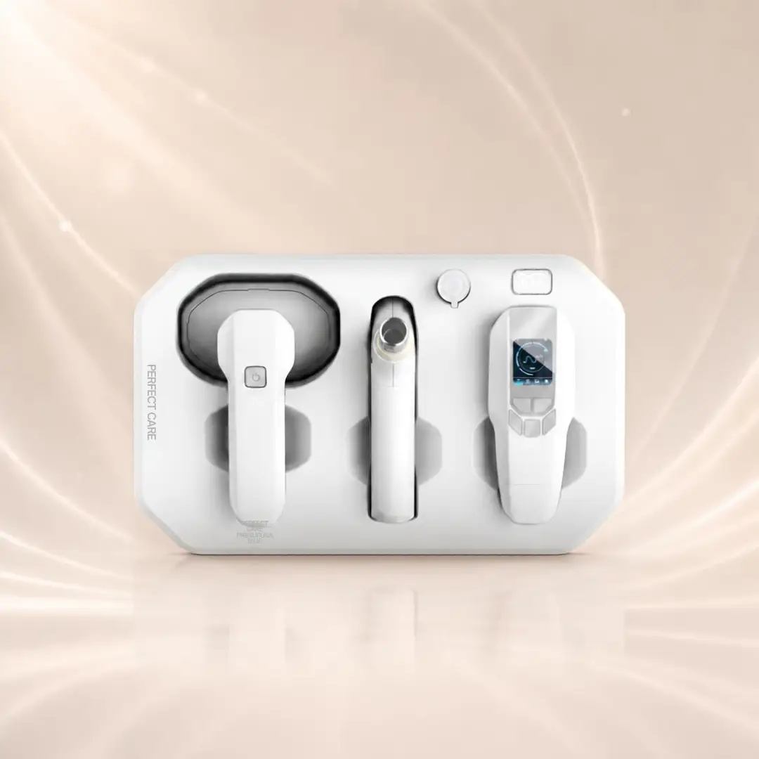 AIRAPHA Perfect Care 3-Piece Set with Press Massager, EMS Massager, and Daily Mist Device in 3-in-1 Magnetic Charger